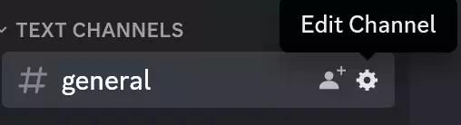 Edit channel in Discord.