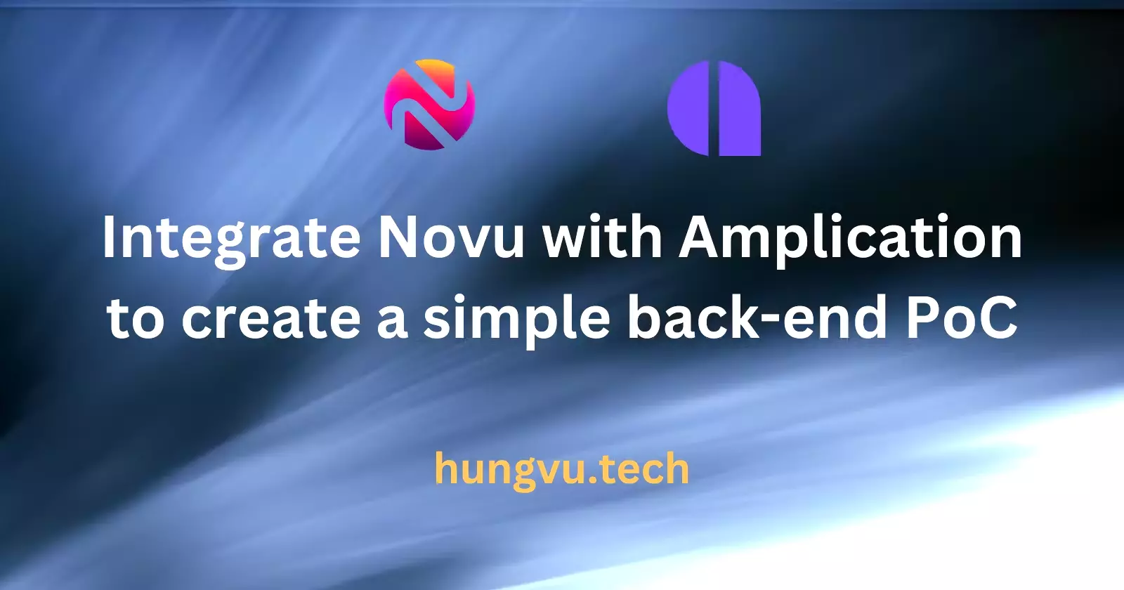 In this project, I'll be showing you some unique ways to integrate Novu with Amplification, a BaaS platform, to create a simple back-end PoC.