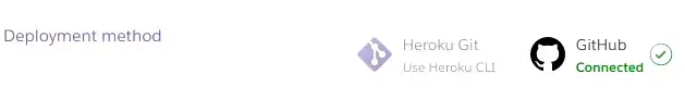 Heroku-GitHub connector
Heroku-GitHub connector