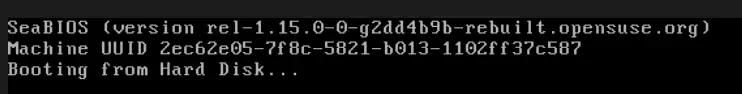 Misconfiguring boot loader mode makes the VM not bootable.